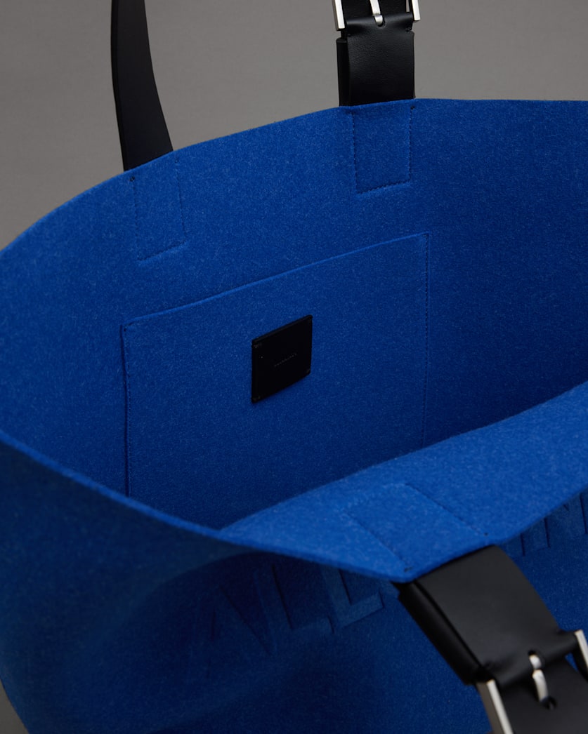 Anik Embossed Logo Felt Tote Bag