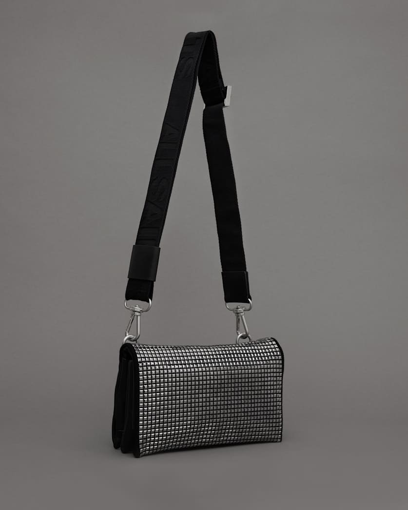 Ezra Pin Studded Crossbody Bag