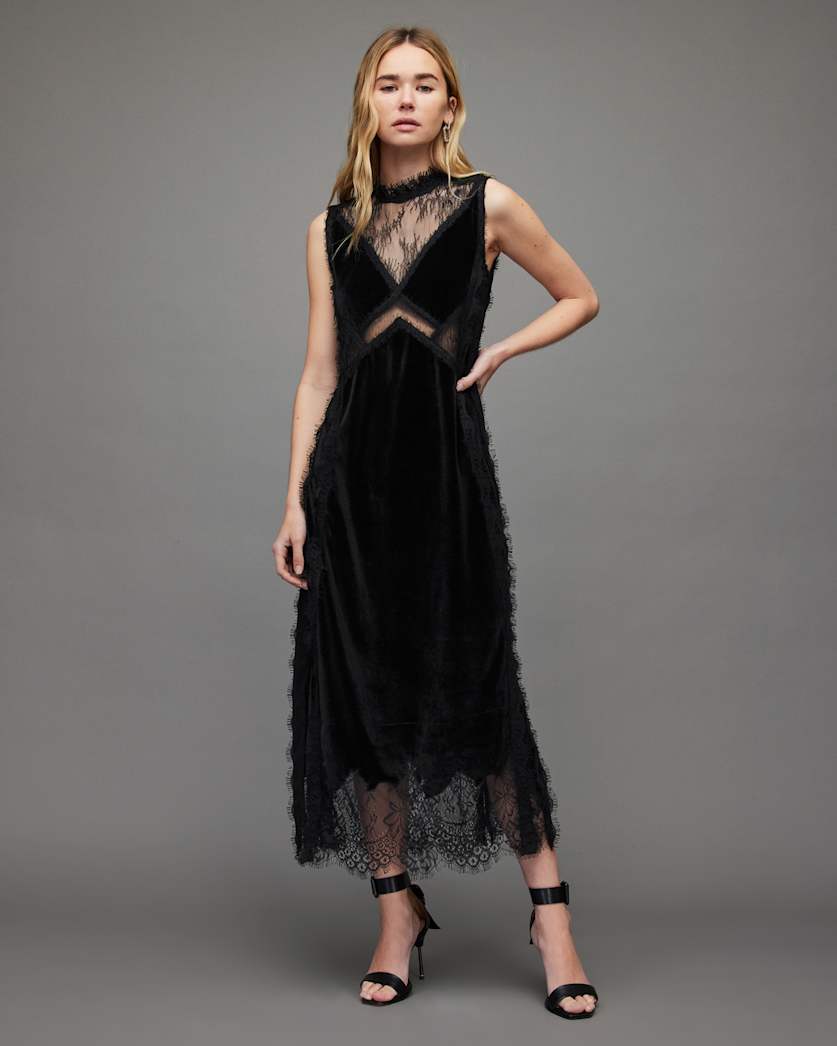 Mila Velvet Maxi Dress