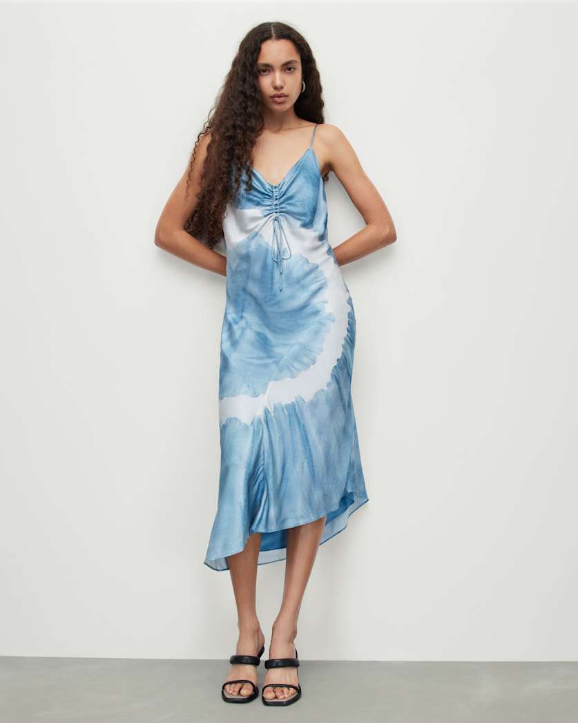 Alexia Silk Blend Mariana Midi Dress