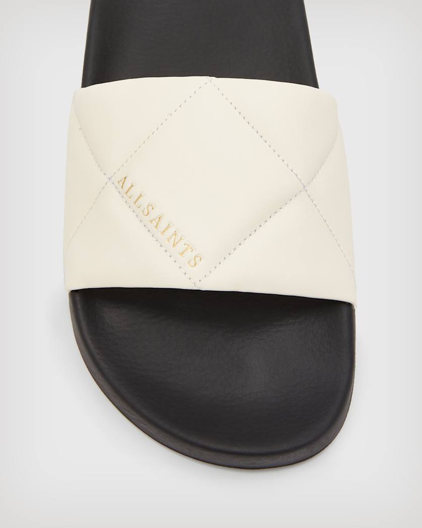 Bell Quilted Leather Sliders