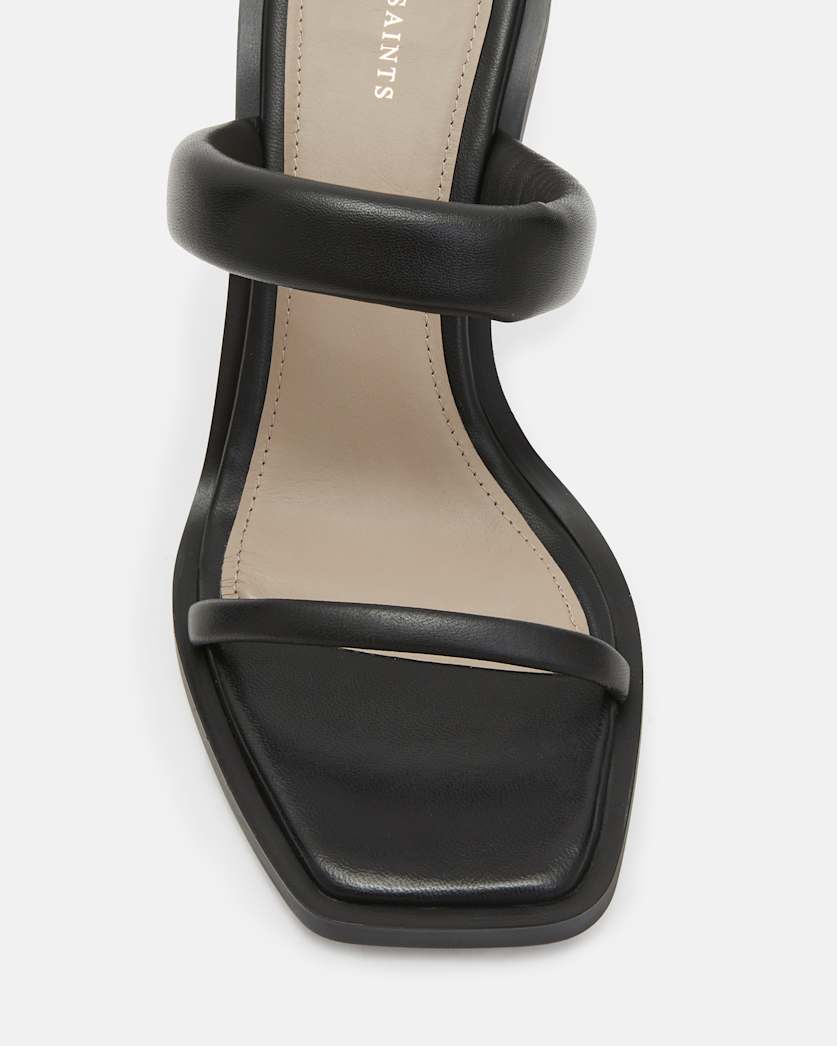 Ava Leather Heeled Sandals