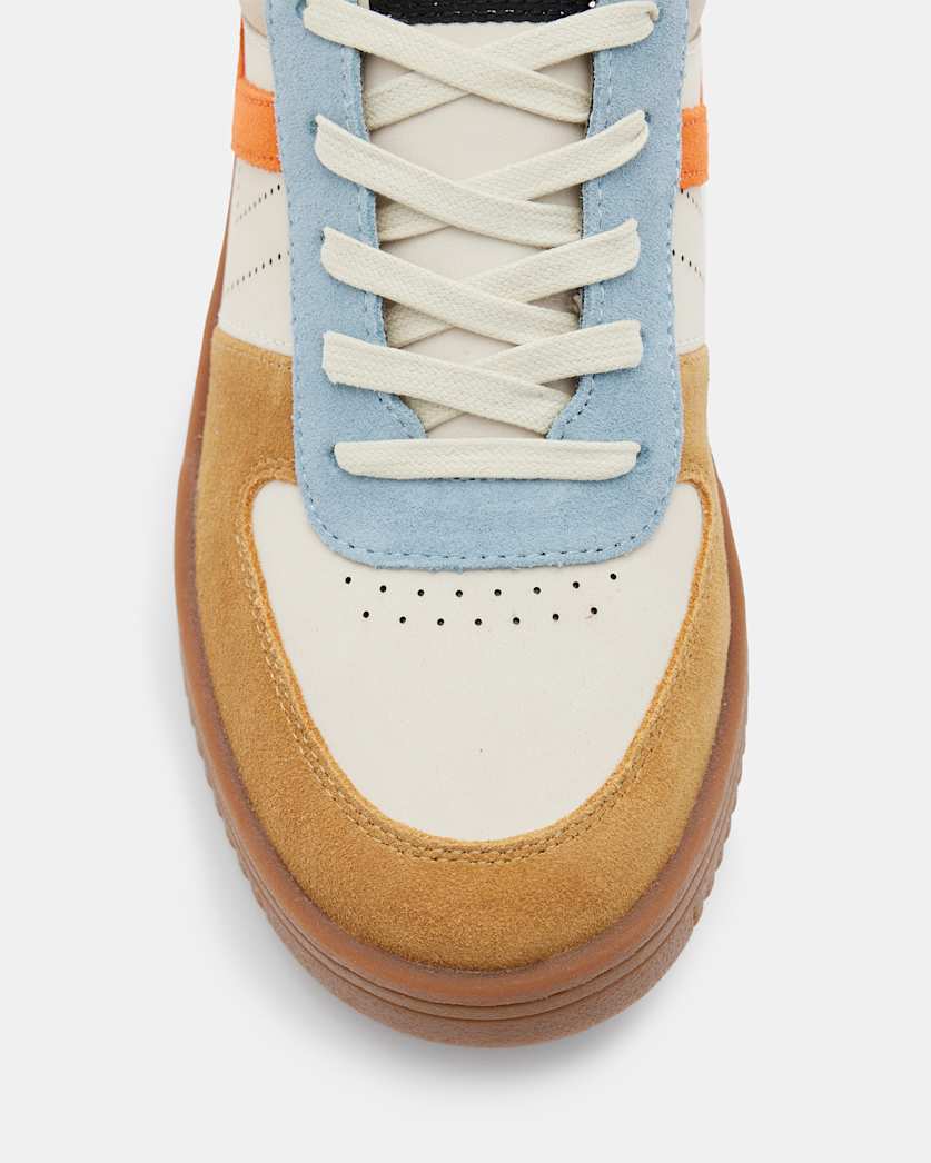 Vix Low Top Round Toe Leather Trainers