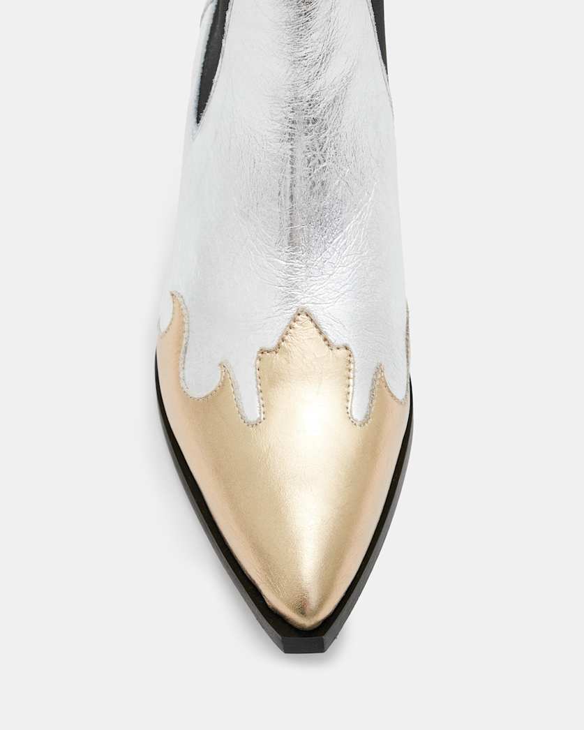 Dellaware Pointed Leather Western Boots