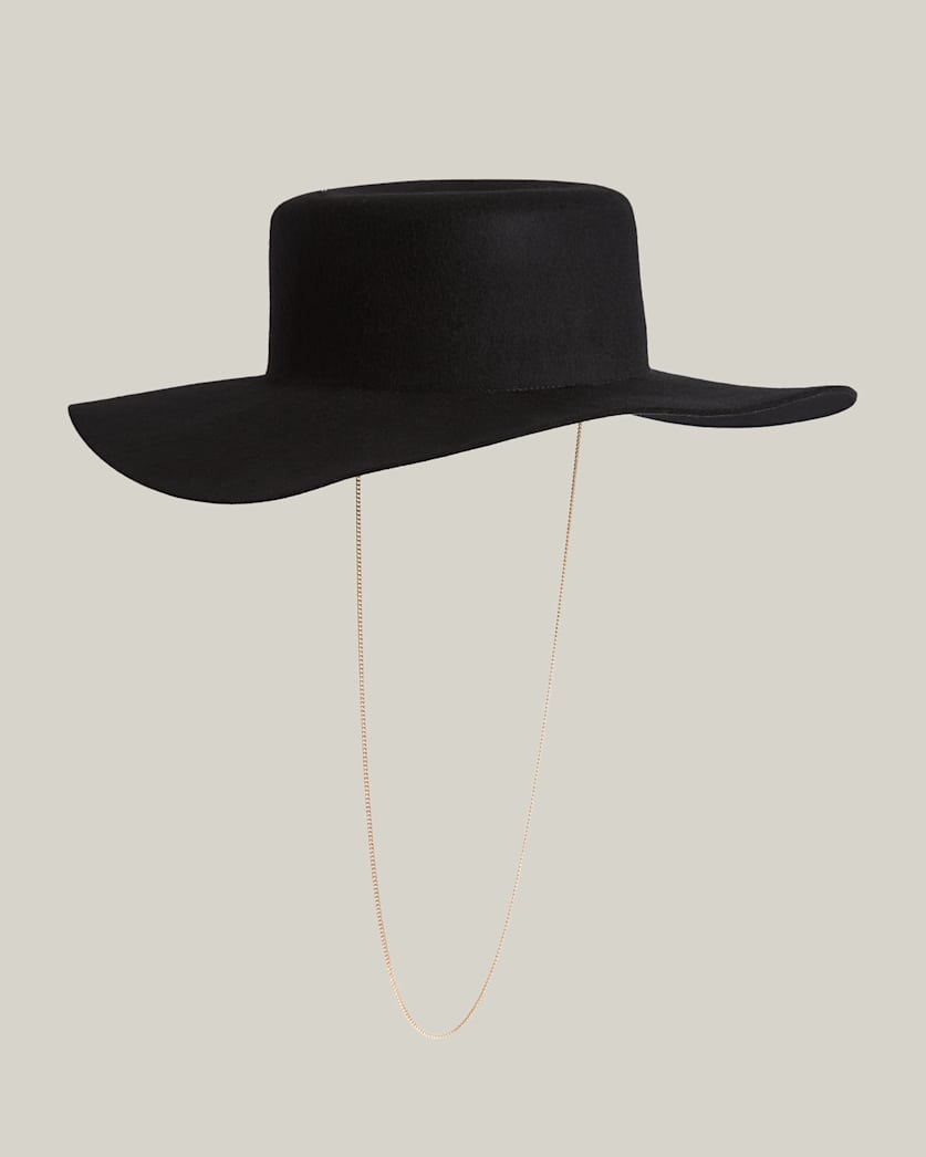 Mila Chain Wool Bolero Hat