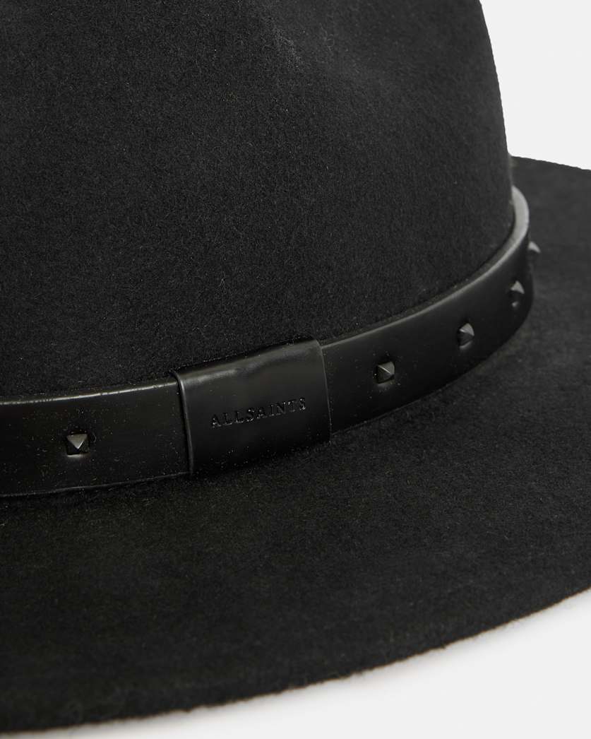 Maxie Matte Wool Studded Fedora