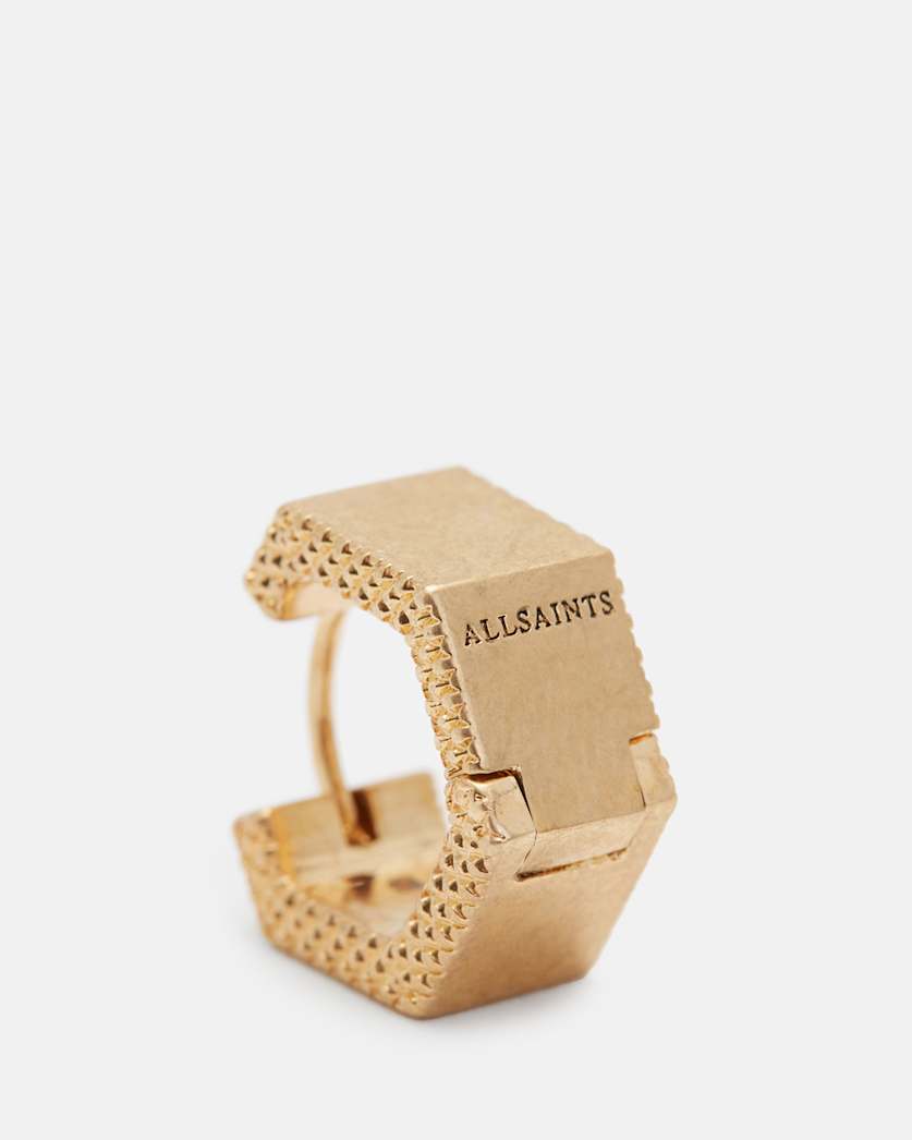 Axelle Hex Small Hoop Earrings