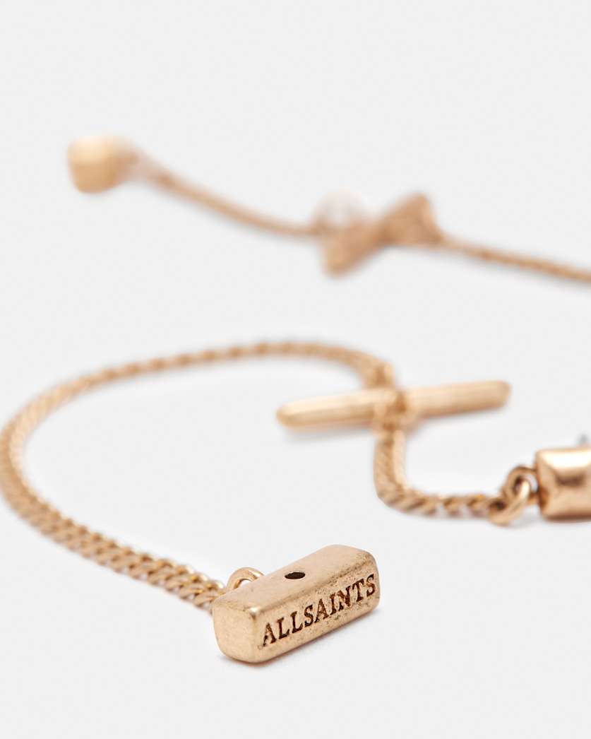 Talia Gold-Tone Toggle Earrings