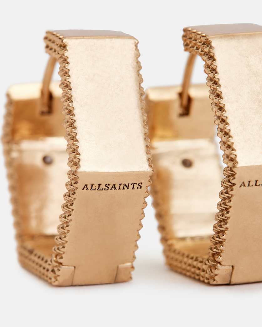 Axelle Hex Hoop Earrings