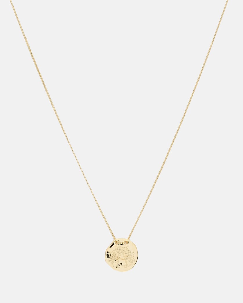 Helini Gold-Tone Crest Necklace