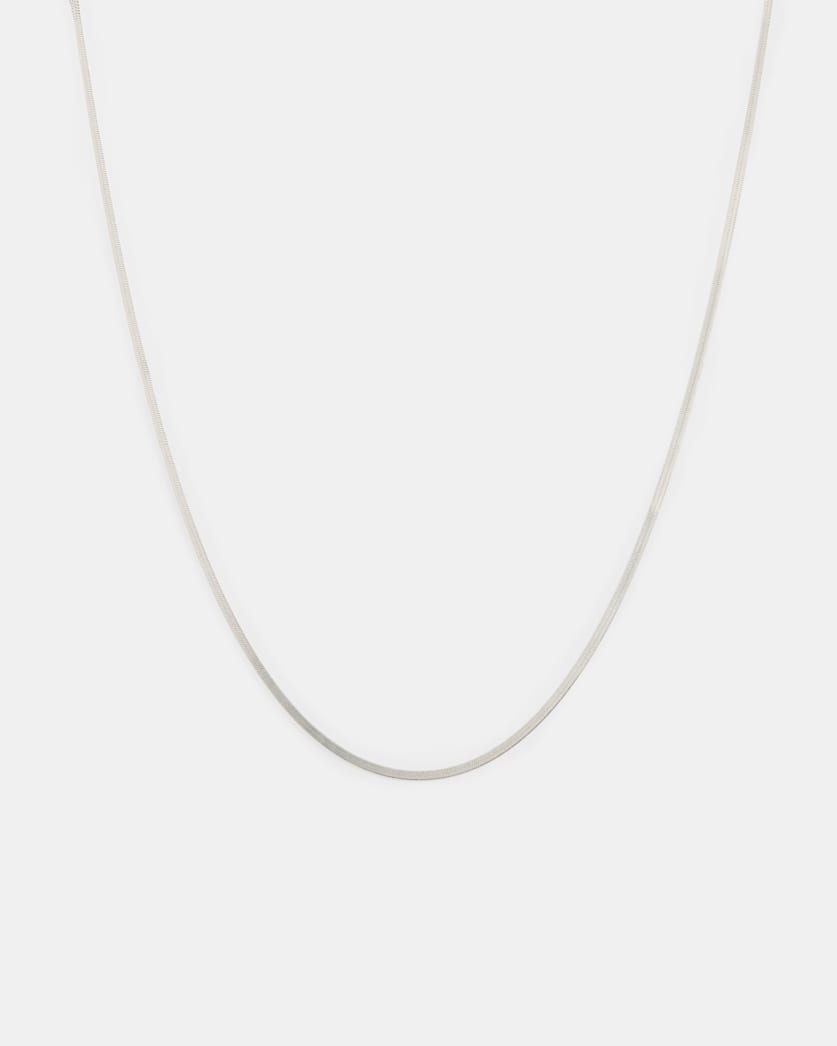 Snake Chain Fine Sterling Silver Necklace