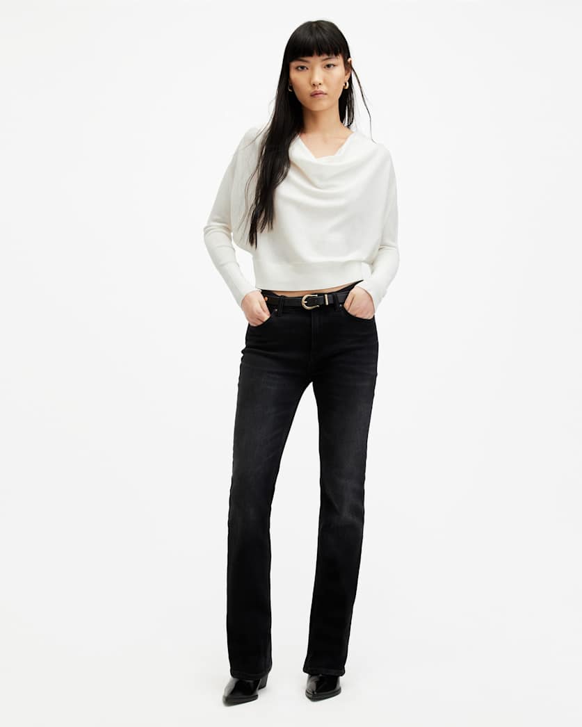 Ridley Cropped Merino Wool Jumper
