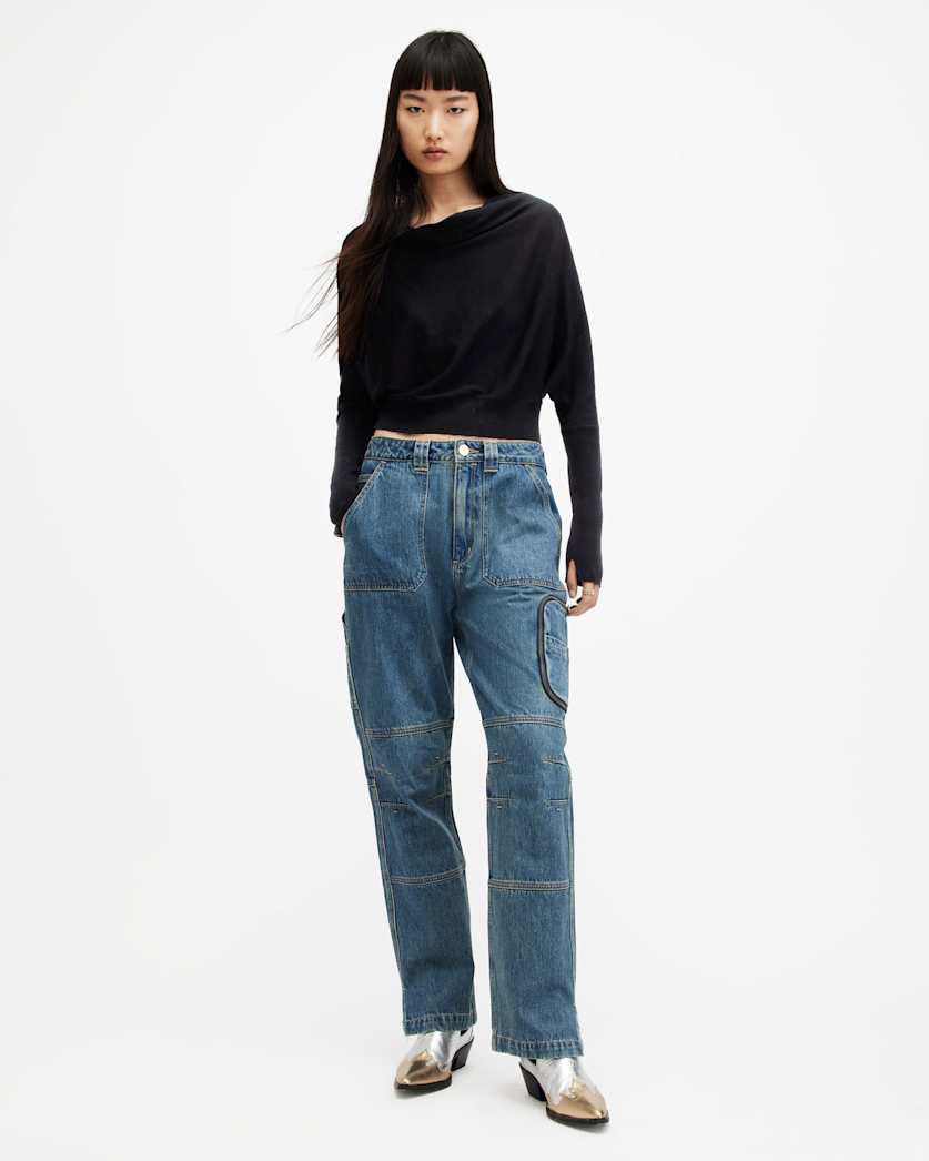 Ridley Cropped Merino Wool Jumper