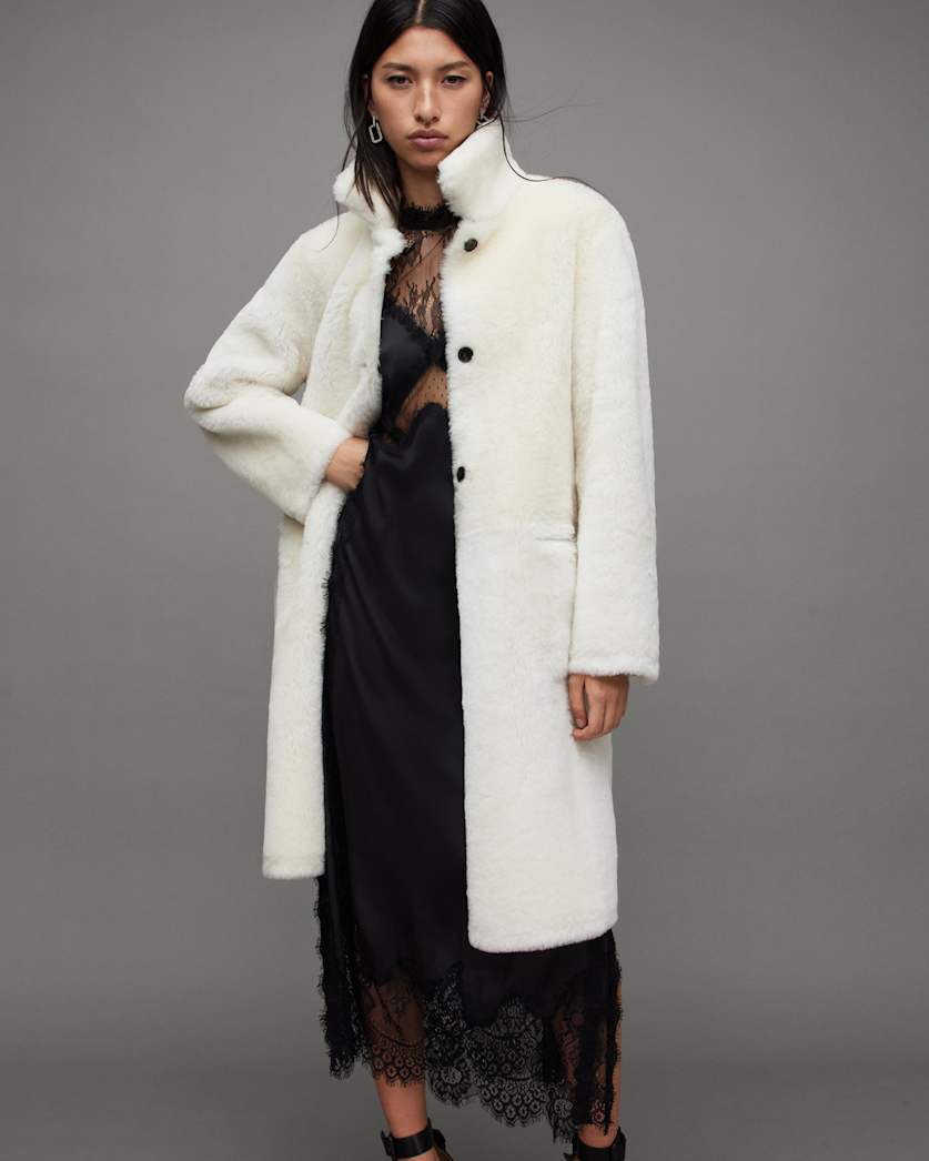 Serra 2-In-1 Reversible Shearling Coat