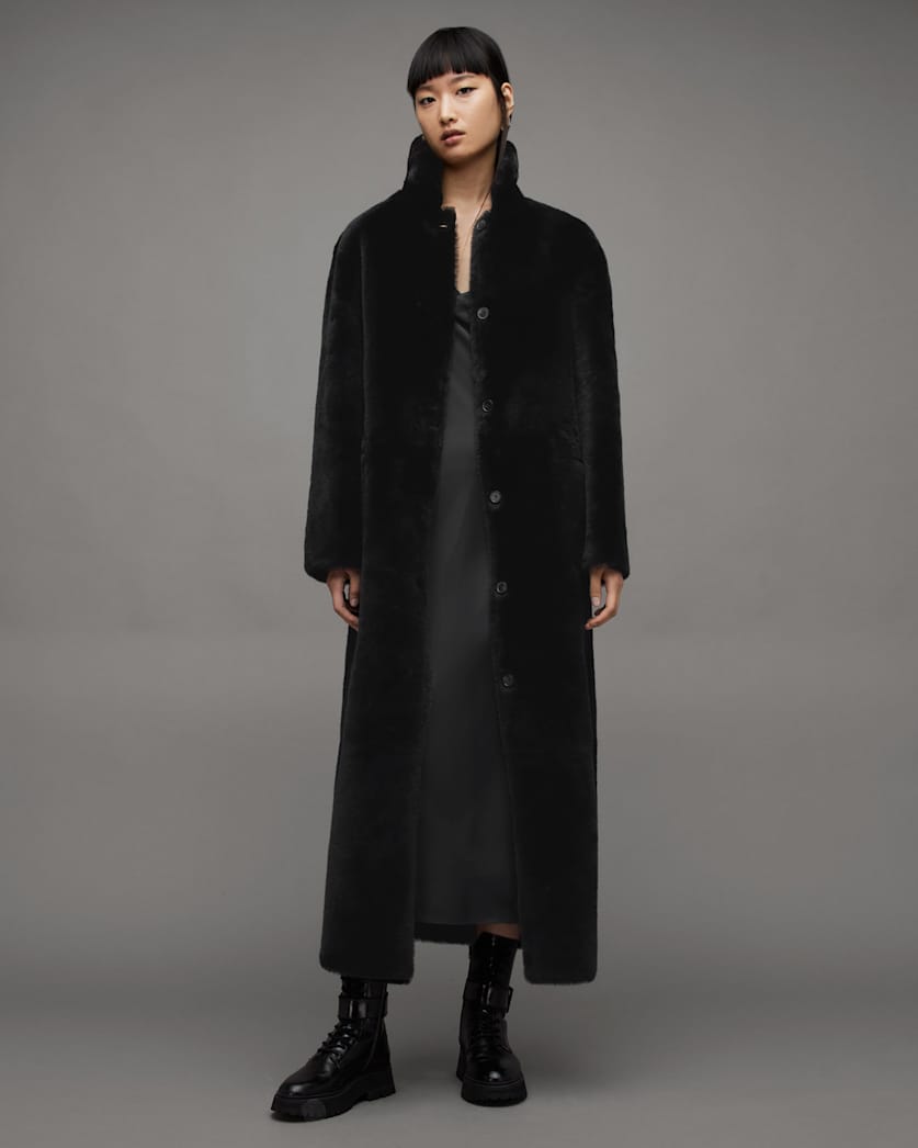 Serra Reversible Maxi Shearling Coat
