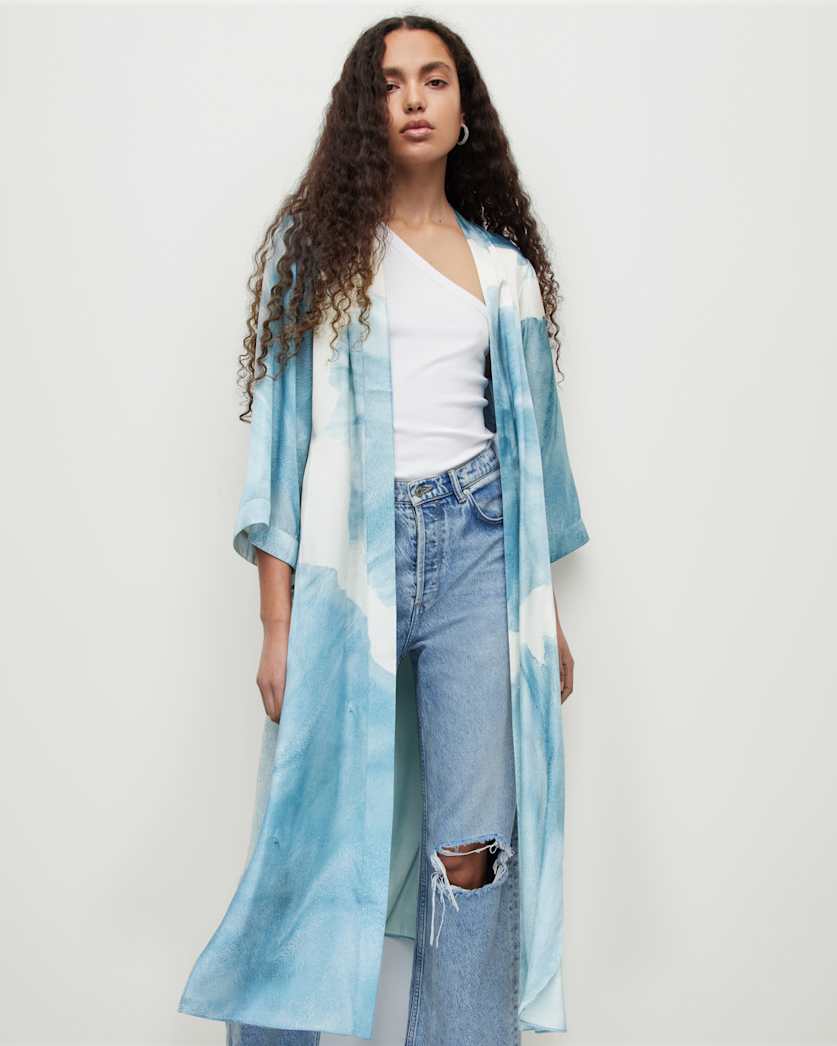 Carine Mariana Silk Blend Kimono