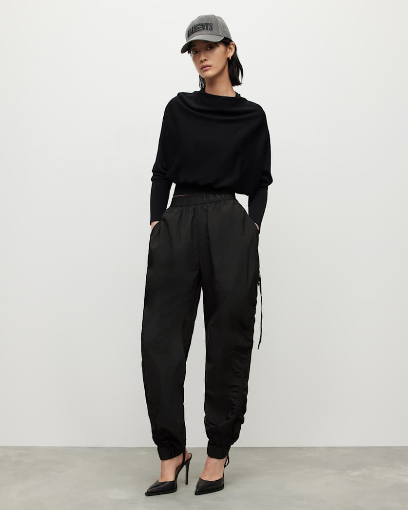 Aura Logo Waistband Oversized Trousers