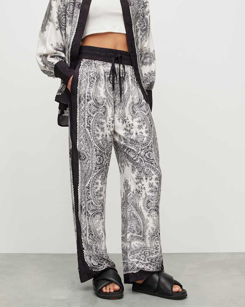 Tyler Rafaela Wide Leg Printed Trousers