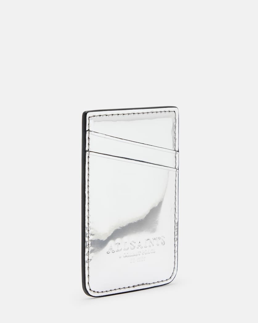 Callie Metallic Leather Cardholder