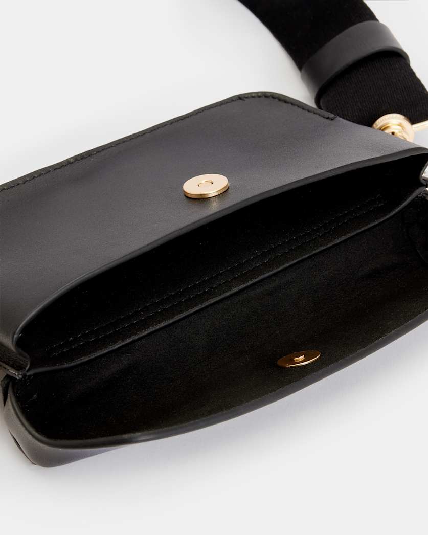 Zoe Adjustable Leather Crossbody Bag