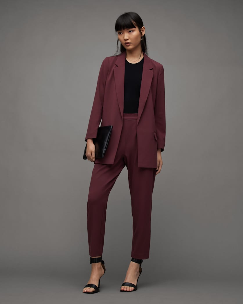 Aleida Open Front Tri Lightweight Blazer