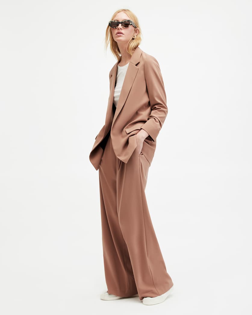 Aleida Lightweight Wide Leg Trousers