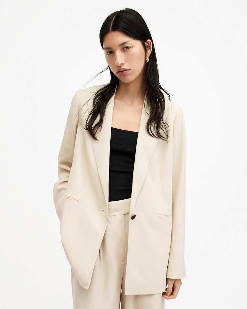 Deri Lyn Linen Blend Blazer