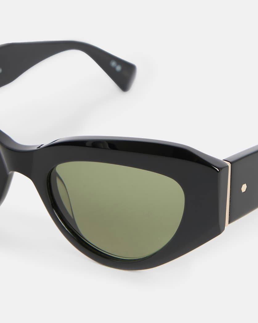 Calypso Bevelled Cat Eye Sunglasses