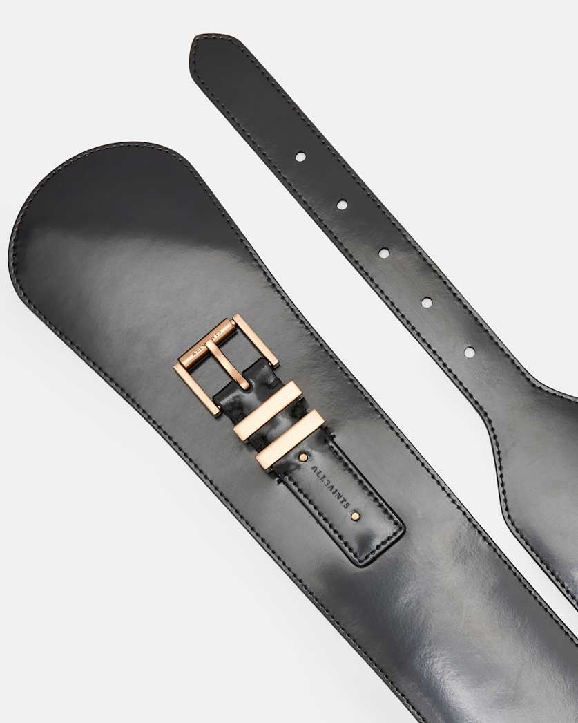 Marcella Leather Wide Belt