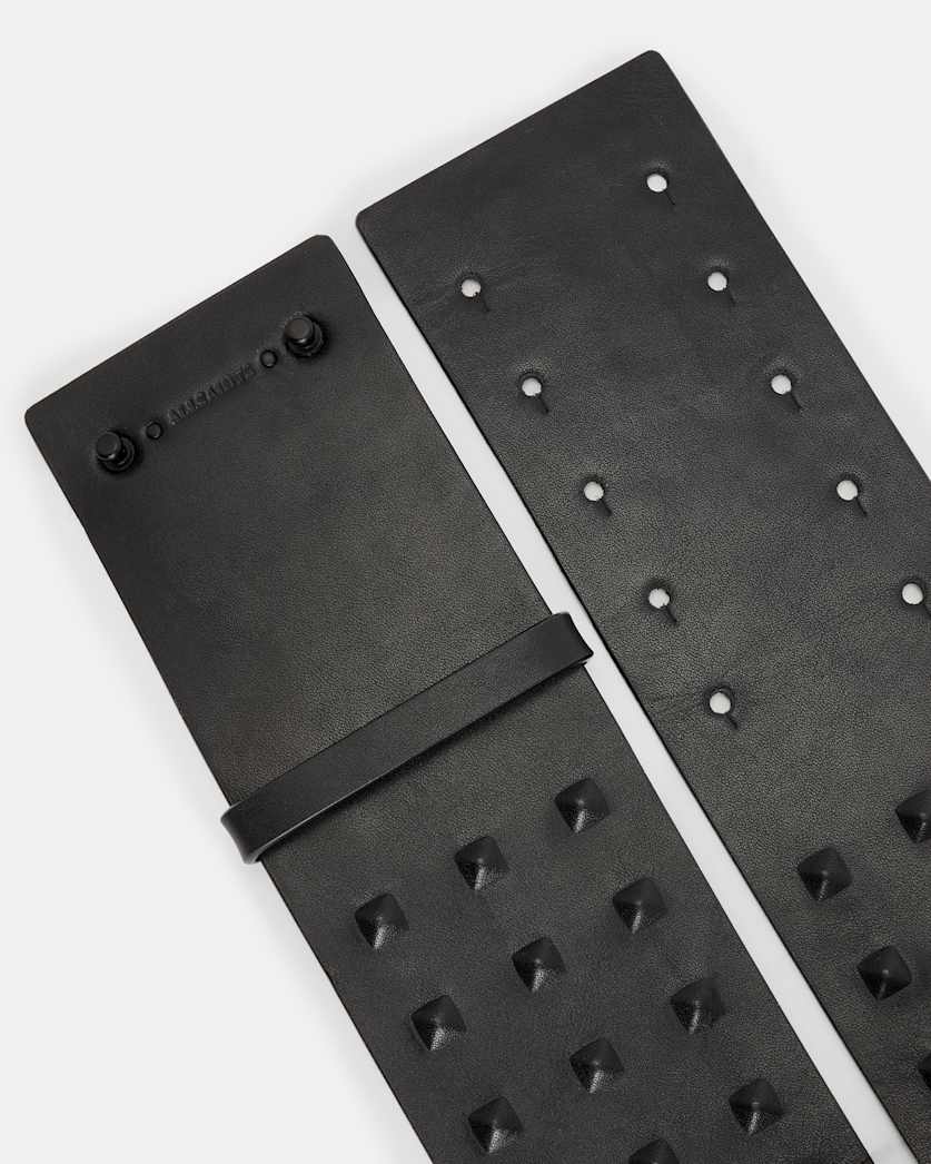 Lara Studded Leather Waist Belt
