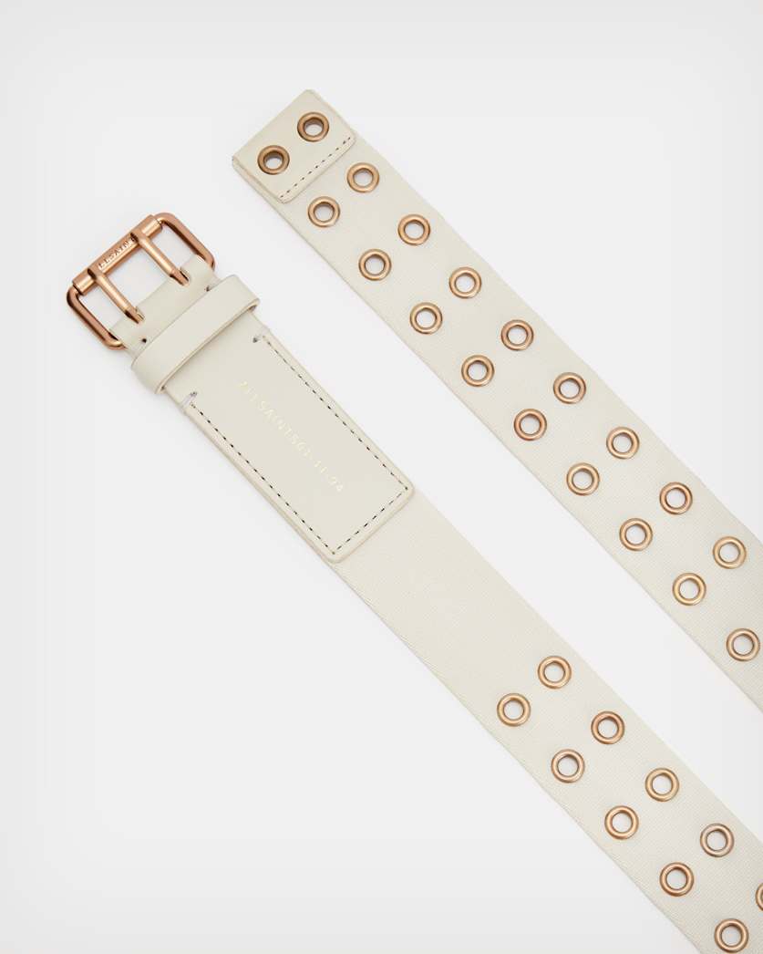 Imogen Leather Webbing Eyelet Belt