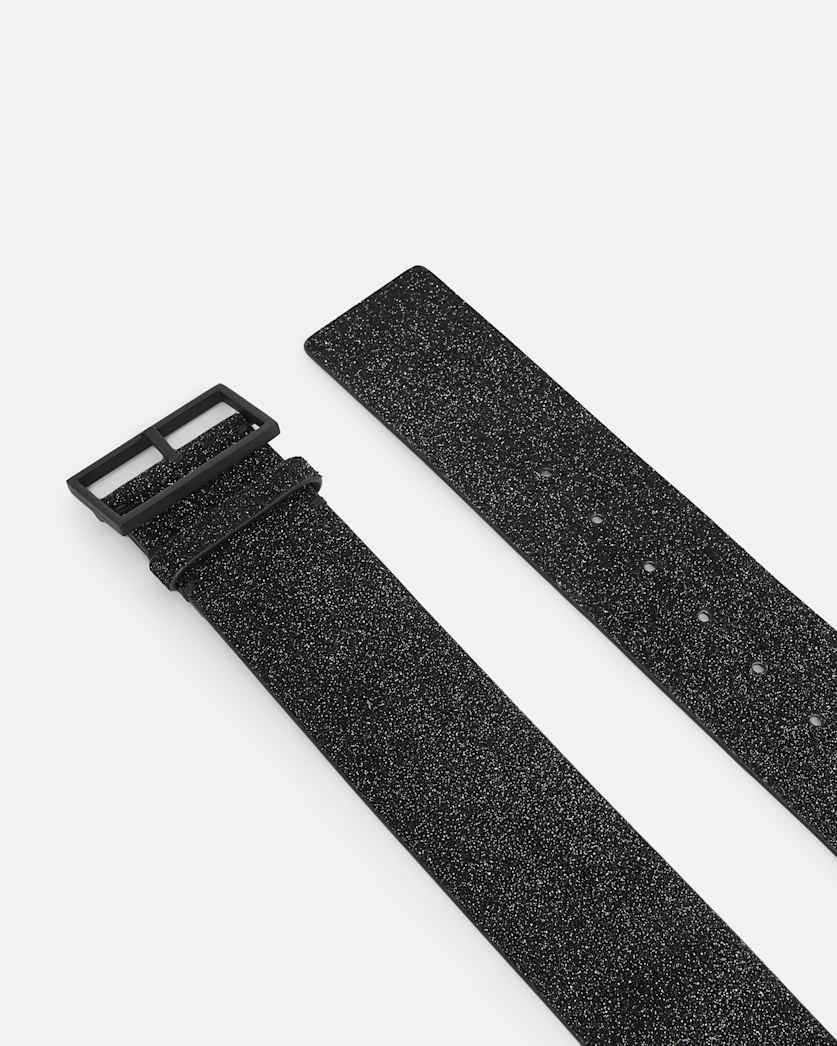Mary Sparkle Leather Wide Waist Belt