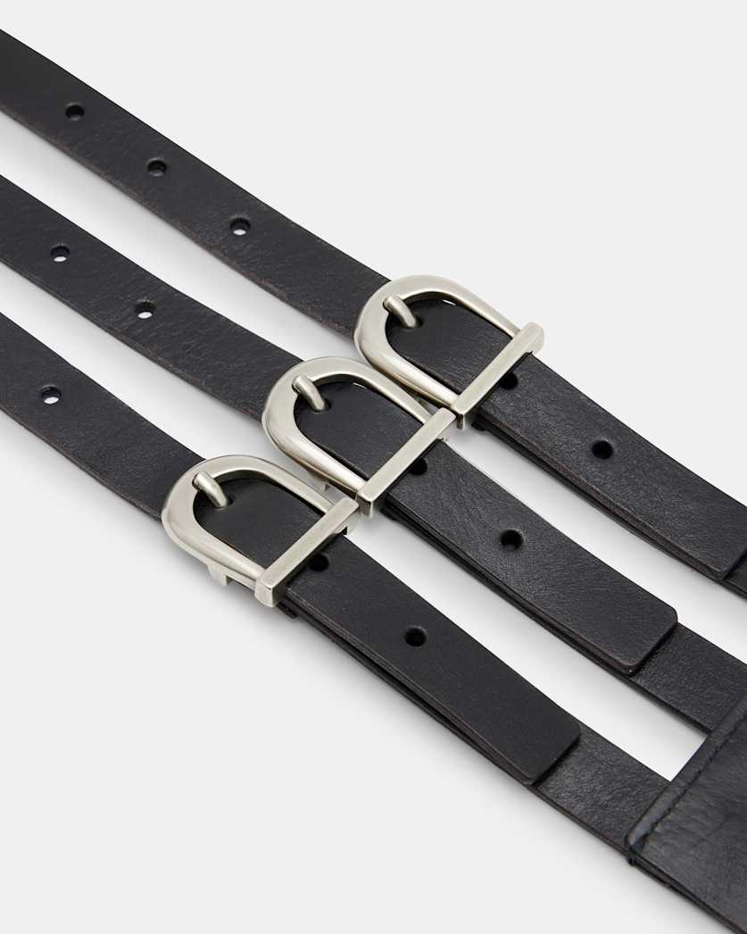 Briony Wide Leather Waist Belt