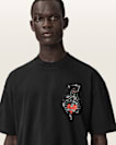 Scimitar Short Sleeve Oversized Graphic T-Shirt