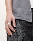 Leon Sterling Silver Peace Engraved Ring