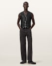 Davies Leather Waistcoat