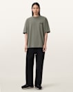 Xander Flocked Logo Oversized T-Shirt
