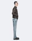Cora slim fit leather jacket
