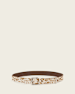 Ash Hair Calf Leather Belt
