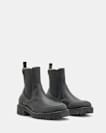 Matrix Leather Work Chelsea Boots