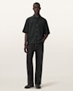 Leopardo Oversized Linen Blend Shirt