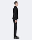 Survey Double Layered Leather Blazer