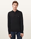 Mode Merino Long Sleeve Ramskull Polo Shirt