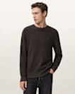 Aspen Waffle Texture Crew Neck Ramskull Jumper