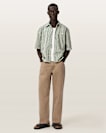 Chopin Boxy Short Sleeve Striped Shirt