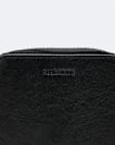 Leather zip wallet