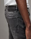 Cigarette Skinny Damaged Denim Jeans
