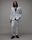 Buller Wool Blend Cropped Slim Trousers