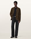 Monet Waxed Suede Blazer