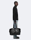 Zipped funnel-neck jumper